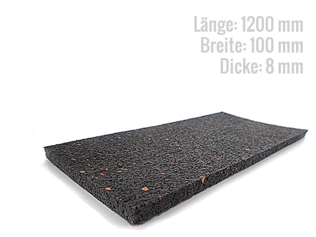 Anti-Rutsch-Pad Gelpad Ablage stark haftend schwarz 75x130mm